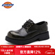 Dickies男士工裝鞋男鞋低幫休閑鞋大頭鞋商務(wù)厚底皮鞋 亮黑    39   