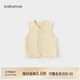 babylove嬰兒馬甲秋冬款夾棉保暖外穿背心莫代爾男女寶寶小馬褂馬夾上衣