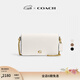 蔻馳（COACH）【禮物】女士經(jīng)典標志MILA通勤斜挎包單肩包老花復古鏈條女包 B4/粉筆白色
