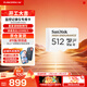 閃迪（SanDisk）存儲卡內存TF卡Micro SD卡車(chē)載監控攝像頭行車(chē)記錄儀卡 耐擦寫(xiě)/自動(dòng)覆蓋 512G 監控記錄儀專(zhuān)用卡 100M/S