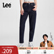 Lee413標準高腰小直腳深藍色女牛仔褲休閑潮LWB1004133QJ 深藍色 26