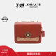 蔻馳（COACH）【專(zhuān)享直降】女士女包經(jīng)典標志MADISON 單肩包老花迷你斜挎包紅色 B4/棕黃色 銹紅色