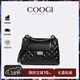 COOGI包包女款輕奢品牌女士手提包斜挎包女情人節生日禮物送女友老婆 黑色
