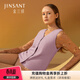 金三塔保暖內衣女針織絲綿馬甲背心3NSFAD730 灰紫6301 XL