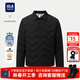海瀾之家（HLA）羽絨服男裝25冬季新款經(jīng)典翻領(lǐng)遠紅外白鴨絨上衣服男士羽絨服外套 黑色68 L /175/92A推薦70~80kg