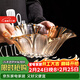 格娜斯輕奢高檔水晶玻璃水果盤(pán)家用客廳果盤(pán)茶幾新年零食擺放干果盤(pán)果盆