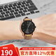 卡西歐手表男 超薄大表盤(pán) 簡(jiǎn)約休閑商務(wù)石英男表七夕情人節禮物 MTP-VT01BL-1B