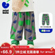 迷你巴拉（minibala）男女童褲子夏防蚊寬松兒童嬰兒寶寶長(cháng)褲【速干吸汗】