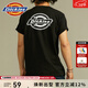 Dickies純棉短袖T恤男  夏季圓領(lǐng)休閑簡(jiǎn)約基本款百搭上衣 11799 黑色 M