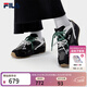 斐樂(lè )（FILA）楊冪同款女鞋休閑鞋2026春季新款藤蘿鞋簡(jiǎn)約時(shí)尚薄底鞋阿甘鞋 黑/雅致灰-BG 37.5