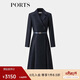PORTS女裝氣質(zhì)系帶西裝連衣裙連衣裙ALQ9D056UFQ028 丈青色 6
