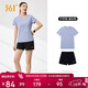 361°跑步運動(dòng)套裝女士夏季衣服新款速干短袖短褲兩件套662524001H-3