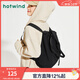熱風(fēng)（Hotwind）女士背包秋季新款單肩包輕便多功能尼龍雙肩包戶(hù)外大容量包包 01黑色(B58W4302) F