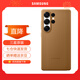 三星（SAMSUNG）Galaxy S25Ultra 原裝環(huán)保生態(tài)皮保護殼 皮質(zhì)手機套 s25ultra原廠(chǎng)保護殼 棕色