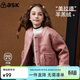 ASK JUNIOR美拉德兒童外套女童秋冬中大童一體絨羊羔毛保暖夾克外套 150 