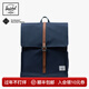 Herschel加拿大赫行 經(jīng)典系列City雙肩包方形通勤電腦背包書(shū)包 經(jīng)典藍色