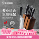 美瓏美利匠心·刀具6件套 家用菜刀具套裝德國進(jìn)口克虜伯不銹鋼刀具