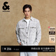 杰克·瓊斯（JACK&JONES）男裝春季寬松翻領(lǐng)格紋花呢潮流百搭小香風(fēng)外套男長(cháng)袖襯衫夾克男士 G01石灰花灰 M 175偏大,建議拍小一碼