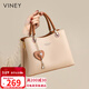 viney牛皮包包女包大容量手提單肩高端斜挎包生日禮物高級感送女友老婆