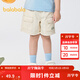 巴拉巴拉童裝兒童中褲男童牛仔褲純棉短褲夏季褲子小童寶寶撞色潮 白色調00411 110 cm