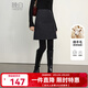 晚白【新品】小個(gè)子短款羊毛半身裙冬款高級感百搭顯瘦毛呢短裙 深灰色 XL