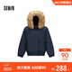 森馬（Semir）羽絨服女冬季可脫卸毛領(lǐng)牛角扣80絨子2025學(xué)院風(fēng)外套109725113026