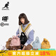 KANGOL燈芯絨手提水桶包女新款休閑手拎小挎包時(shí)尚百搭單肩通勤斜挎包 咖色