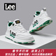 Lee男鞋冬季新款男士休閑鞋時(shí)尚厚底運動(dòng)板鞋舒適百搭白色鞋子男潮鞋 綠色 【主推款】 41 【偏大/請拍小一碼】