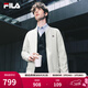 FILA 斐樂(lè )官方男子針織長(cháng)袖外套25秋冬季新款時(shí)尚休閑商務(wù)行政棒球服 雅灰-GY L 175/96A/L