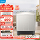 美的（Midea）雙桶洗衣機半自動(dòng)8公斤 品質(zhì)雙電機雙缸洗脫分離大件輕松洗 以舊換新家電煥新補貼 雙缸