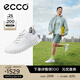 愛(ài)步（ECCO）休閑鞋男 戶(hù)外運動(dòng)鞋輕便跑步鞋牛皮休閑鞋男鞋 靈動(dòng)525204 HL 白色52520450874 42