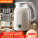 蘇泊爾（SUPOR）電水壺1.5L玻璃內膽電熱水壺 316L不銹鋼燒水壺 多段恒溫電子保溫 母嬰沖奶粉 SW-15E36L