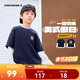 匡威Converse男女童純棉拼接假兩件長(cháng)T2025年秋季新款時(shí)尚舒適上衣