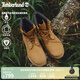 添柏嵐（Timberland）官方踢不爛男鞋新款大黃靴戶(hù)外防水皮革偏大|18094 18094W/小麥色 40