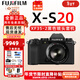 富士（FUJIFILM） XS20 X-S20微單相機富士xs20無(wú)反單數碼照相機Vlog復古XS10升級人像婚紗攝影全新送禮富士相機 X-S20+XF35mmF2定焦黑色鏡頭 官方標配包含（機身+肩