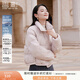 香影超好看粉色泡芙羽絨服女2025冬季新款繭型90白鴨絨立領(lǐng)短外套 銀牡丹色 M 160/84A/95-110斤