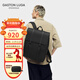 GASTON LUGA原創(chuàng  )潮牌背包男雙肩包皮大容量男女電腦包書(shū)包防水旅行商務(wù)出差 典雅黑16英寸