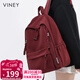 viney雙肩包女初中高中學(xué)生書(shū)包大容量輕便旅行帆布背包生日禮物送女友