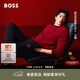 雨果博斯BOSS【馬年新春系列汪順同款】男士26年春季新款紅色羊毛混紡毛衣 616-紅色 M