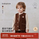 babylove嬰幼兒馬甲春秋季男女寶寶燈芯絨時(shí)尚背心外出百搭休閑復古坎肩