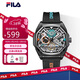 斐樂(lè )（FILA）生日禮物時(shí)尚潮流運動(dòng)機械表男女硅膠表帶學(xué)生機械表6671-001