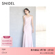 SNIDEL2025秋冬新品優(yōu)雅純色蕩領(lǐng)吊帶魚(yú)尾連衣裙SWFO255079 淺粉色 S (0)