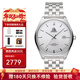 上海手表男致敬系列全自動(dòng)機械表男士手表禮物 復古時(shí)尚日歷國產(chǎn)男表 傳頌-鋼帶白面日歷款