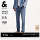 杰克·瓊斯（JACK&JONES） 男裝春新款潮流百搭個(gè)性刮痕直筒彈力舒適休閑牛仔褲子226132127