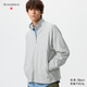 優(yōu)衣庫合作款/男裝女裝半拉鏈衛衣/長(cháng)袖運動(dòng)衫484204 03 灰色 S