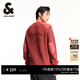 杰克·瓊斯（JACK&JONES）男裝冬季新款時(shí)尚潮流百搭水洗字母印花基礎圓領(lǐng)毛針織衫男款 F15深紅色 常規 M