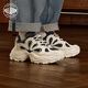 帕拉?。≒ALLADIUM）新款潮流休閑運動(dòng)鞋男透氣輕便老爹鞋女戶(hù)外網(wǎng)面增高鞋百搭厚底鞋 黑/白/灰 38