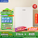 HYUNDAI（韓國現代）冰箱小型單開(kāi)門(mén)迷你型小冰箱家用宿舍租房冷藏制冷冰箱辦公室節能省電 48L白【租房辦公】【3天約一度電】