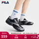 斐樂(lè )（FILA）【易烊千璽同款】男鞋德訓鞋運動(dòng)鞋跳跳鞋休閑鞋 黑/灰銀-BG 42