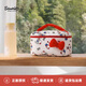 三麗鷗（SANRIO）Hello Kitty凱蒂貓滿(mǎn)印化妝包大容量收納包便攜手拎化妝包洗漱包